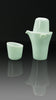 .Anta Pottery. Celadon "Breathing Forest" Tea Set