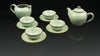 .Anta Pottery. Emerald "Fortunate Insight" Luxurious Tea Set