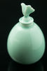 .Anta Pottery. Celadon "Summer Garden" Tea Storage Unit